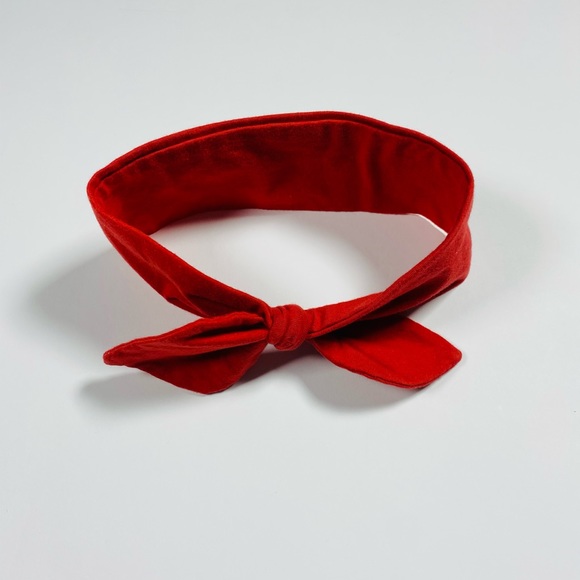 Red Baby Bow Headband - Picture 4 of 4